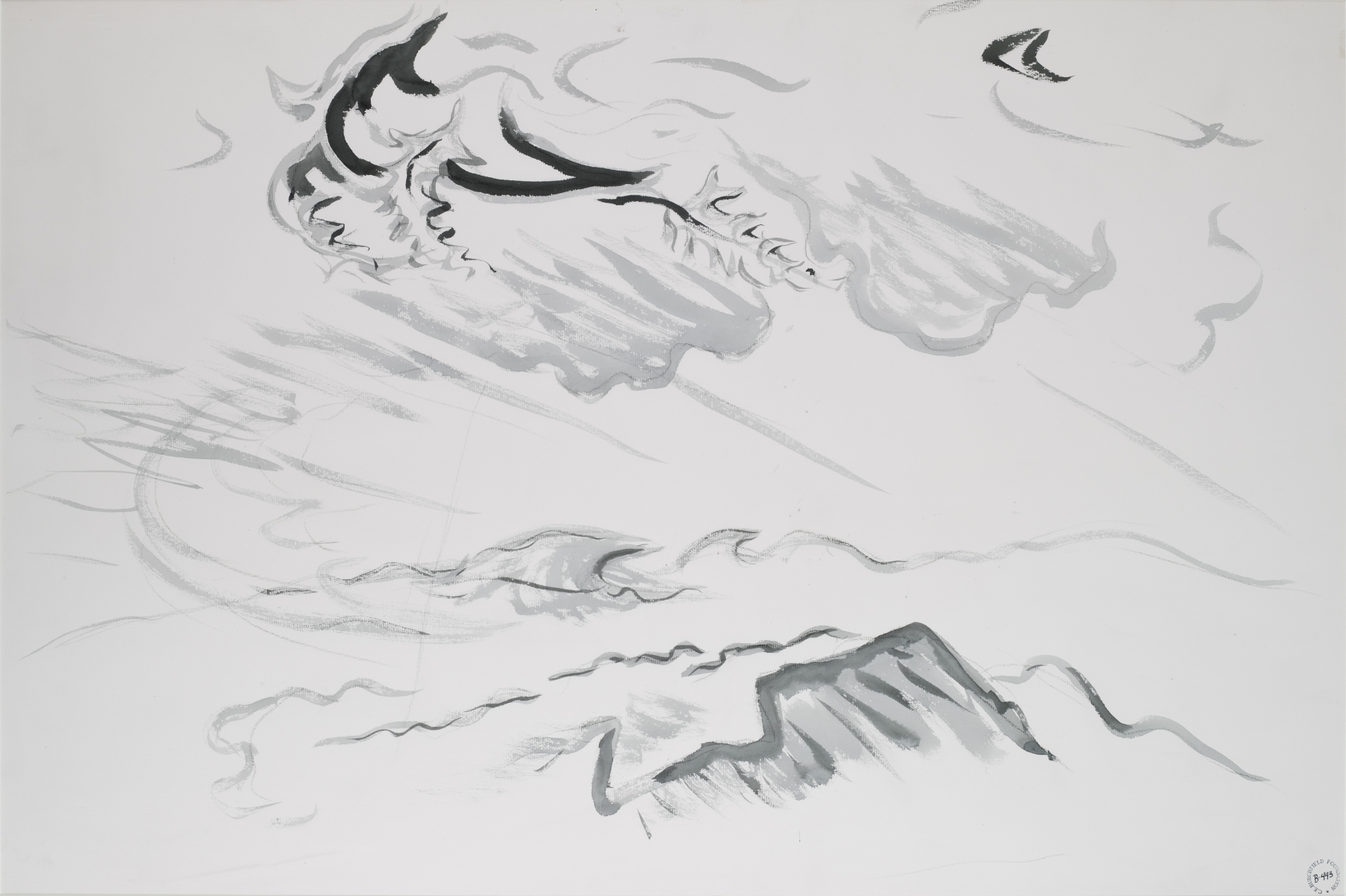 Wind, c. 1960

Ink and charcoal on paper

26 x 40 inches
